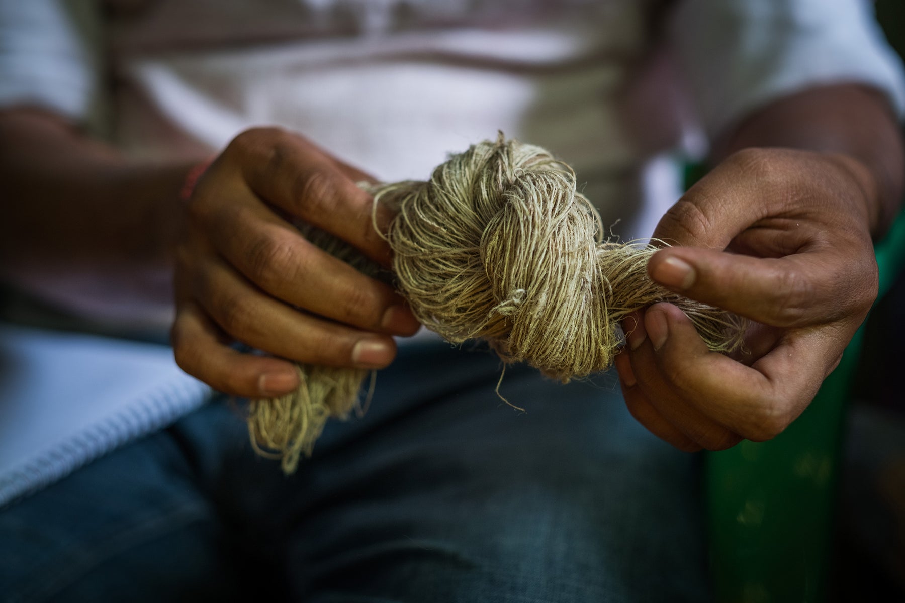 Nettle yarn from Nepal